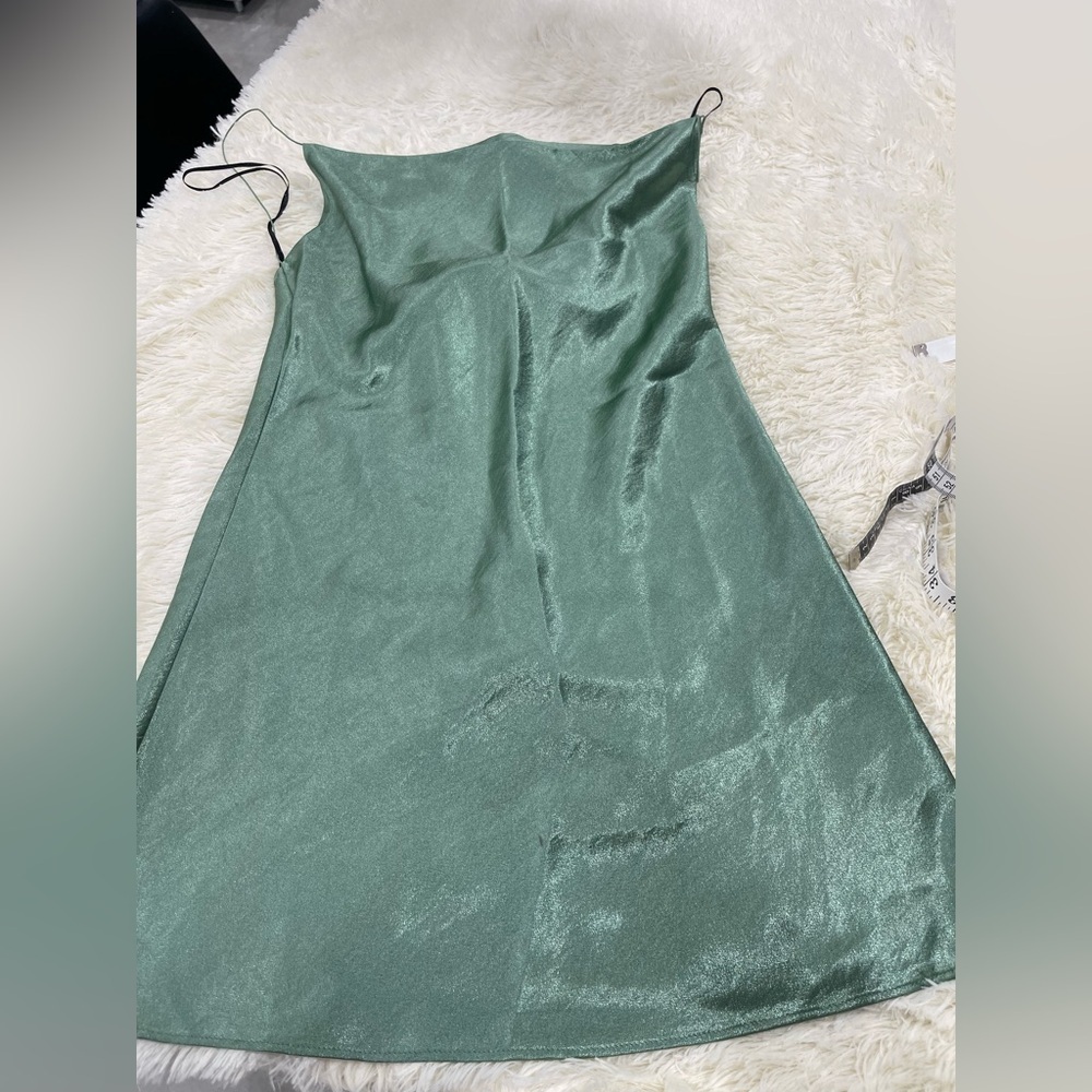 Double Zero Strapless Green Dress